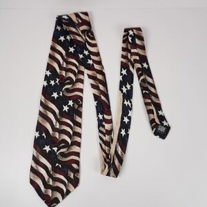 Tango by Max Raab Mens Silk Tie Americana Series First Star Spangled Banner Flag
